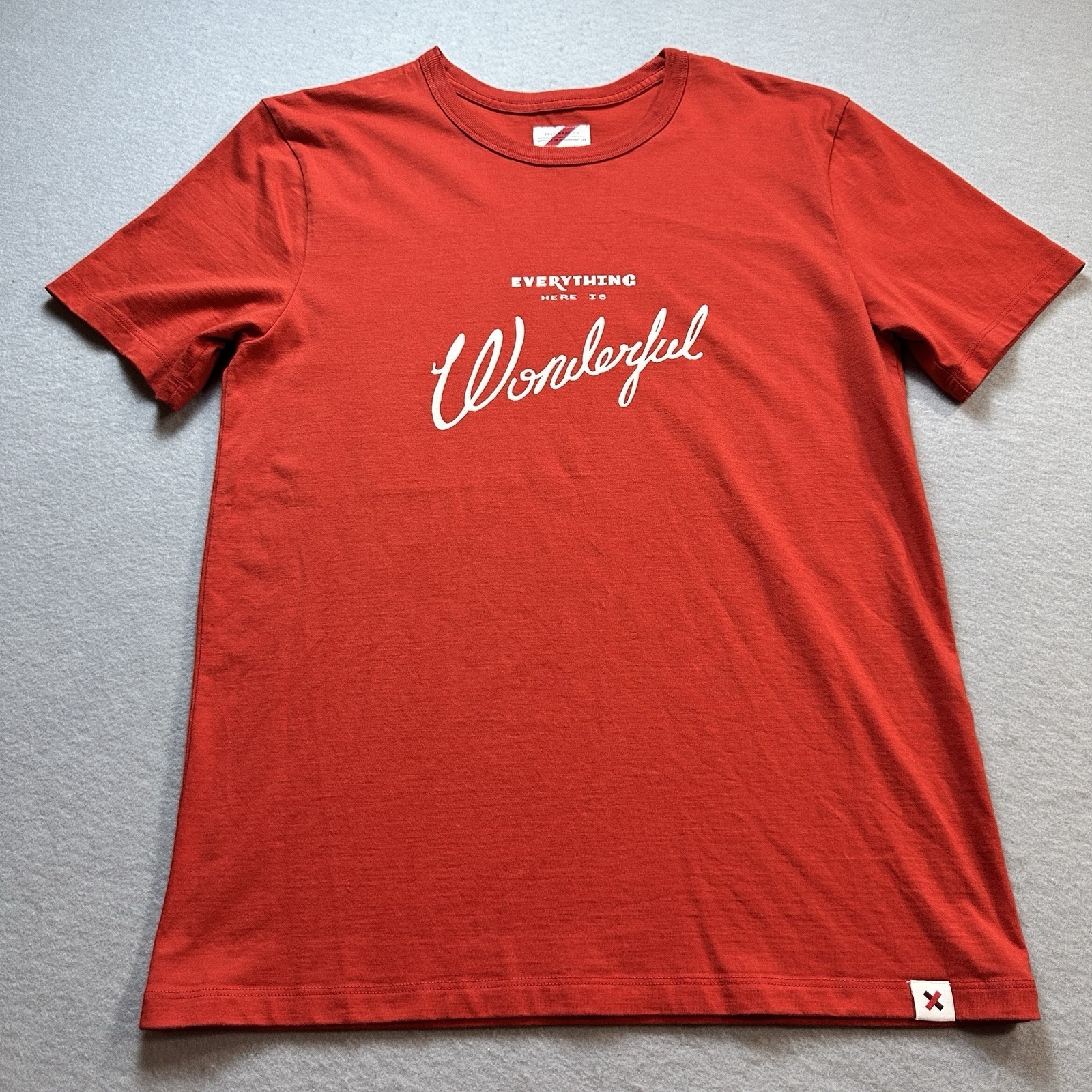 Best Made Co Wonderful TShirt Red Short Sleeve Cotton Made Usa Mens Size Small